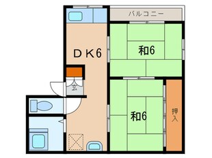 第二伊藤マンションの物件間取画像